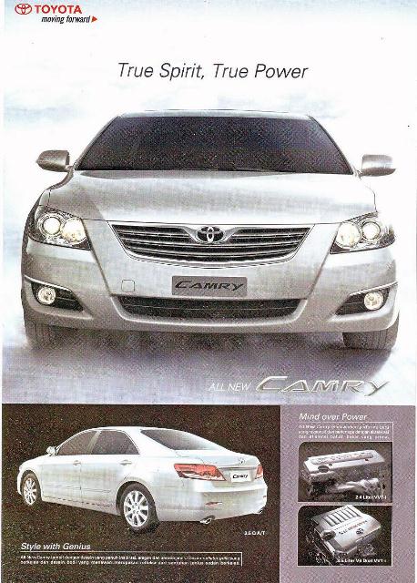 Brosur Toyota Camry